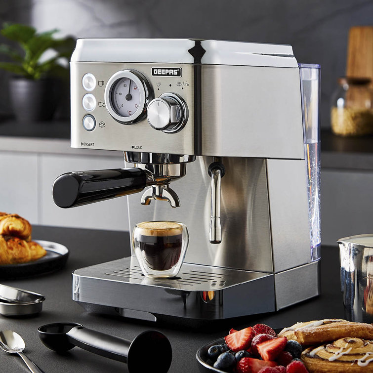 Coffee machine with milk frother hotsell